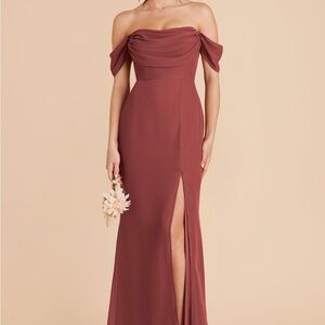 Birds Grey Mia Chiffon Bridesmaid Dress